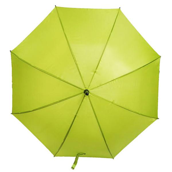 Guarda-chuva automático da vara da tela do Pongee de 35 polegadas de comprimento