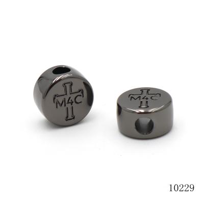 12mm Metal Alloy Beads Round Bracelet Spacer Beads Corrosion Resistant Custom Brand Name