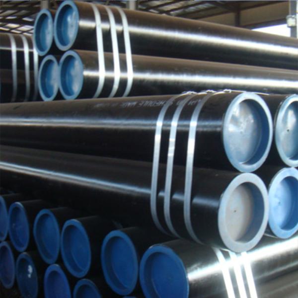 ASTM A53 GR B Steel Oil Pipe , S235JR Erw Black Pipe