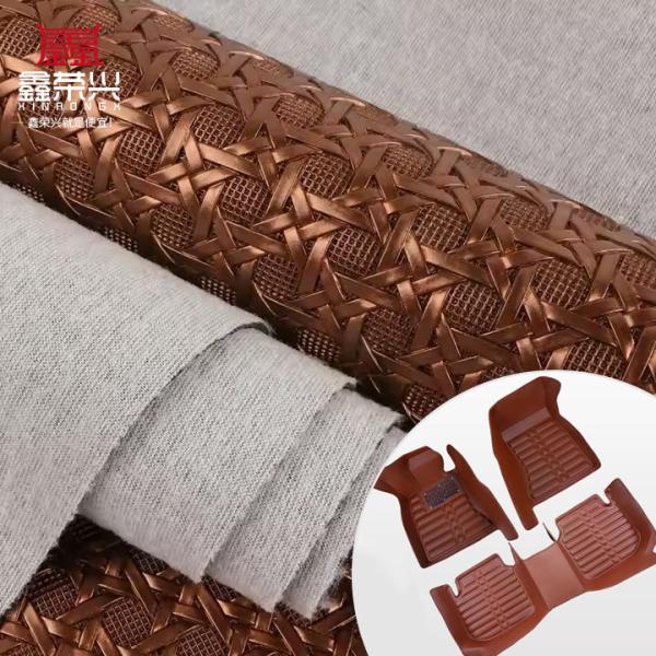 Tissu en similicuir gaufré PVC pour sièges de voiture et meubles