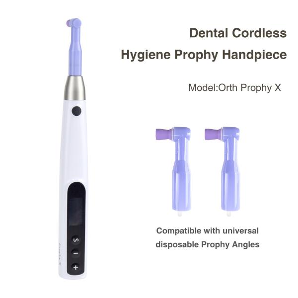 Portable Cordless Dental Prophy Handpiece 6 Speed 500RPM-3000RPM