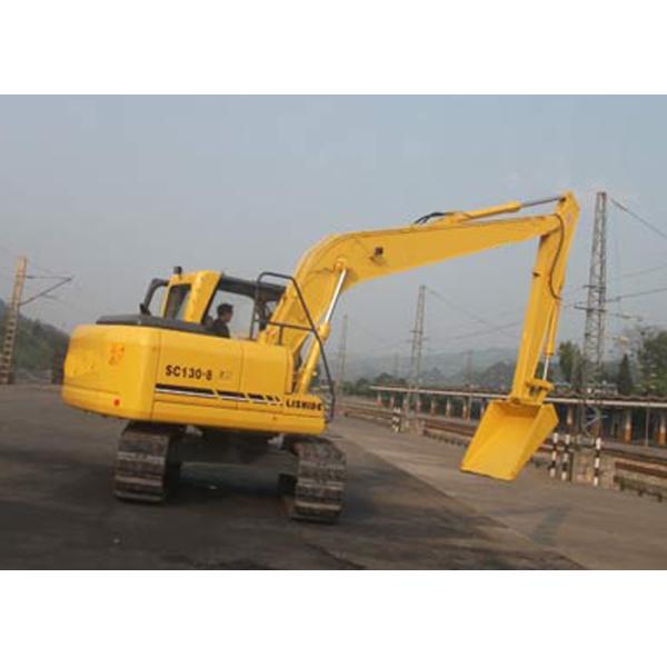 Hydraulic Heavy Equipment Excavator SC130.8 With Closed Cab 82KW Cummins Diesel Engine