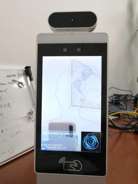 Customized Entrance Software 8 Inch Android Wall/Desktop Mount Facial Identification Panel PC