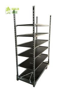Danish Flower Trolley Hot Galvanized Danish Flower Trolley Display Rack Flower