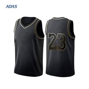 Sublimated Print Reversibale Basketball Wear Jersey PP Spray Customized