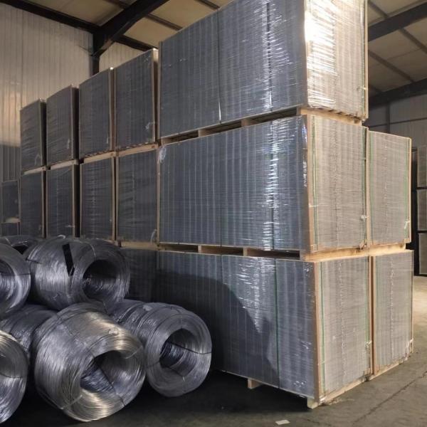 3.4mm Wire*15cm Mesh *1.22*2.44 Black Welded Wire Mesh Panel For Canada