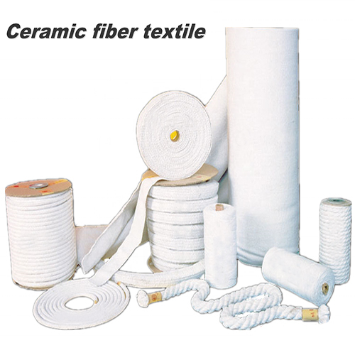 High Temperature Refractory Ceramic Fiber Textile Fabric Rope Tape Cloth Insulation