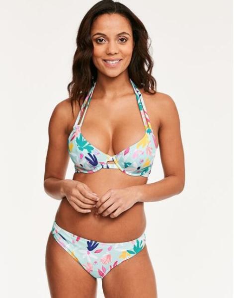 Secret Garden Underwired Non Pad Halter Bikini Top D-G cup