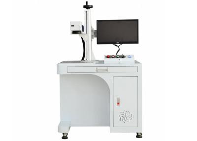 Metal Label Desktop Fiber Laser Marking Machine Flexible Application Easy Operate