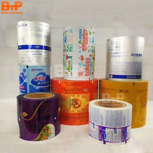 Custom Printed Mylar Flexible Plastic Packaging Wholesale Pet PE Candy Cookie Roll Stock Laminated Roll Film