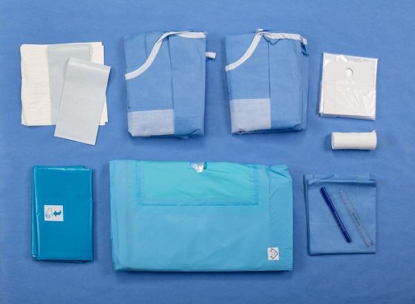 Sterile Knee Arthroscopy Disposable Surgical Packs Legging Skin Marker Class II