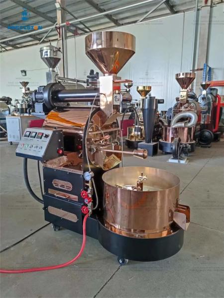 Máquina de torrefação a ar quente de aço inoxidável