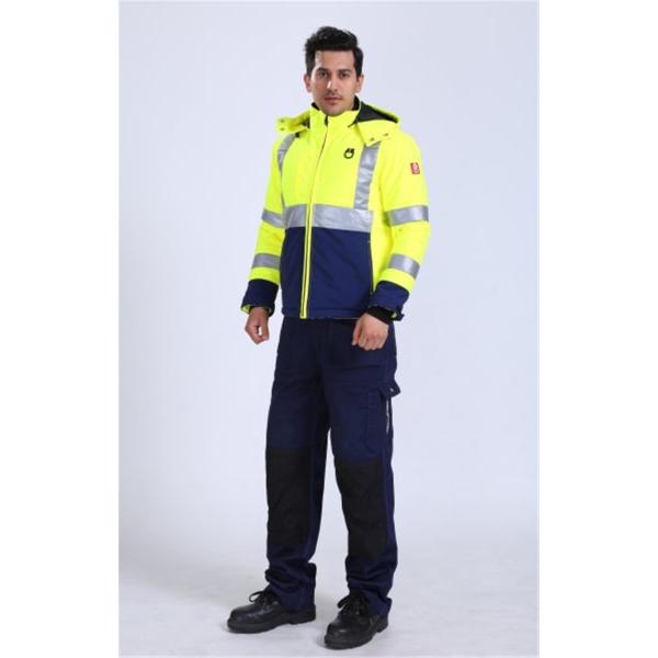 пальто канавы Vis рабочей одежды 290gsm 100%Polyester HIVIS Hi