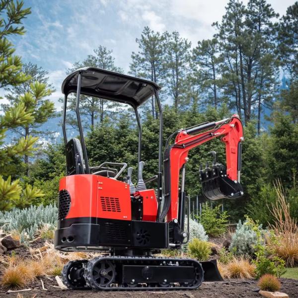 Crawler Small Excavation Equipment Hydraulic Mini Digging Machine 1 Ton For Agricultural