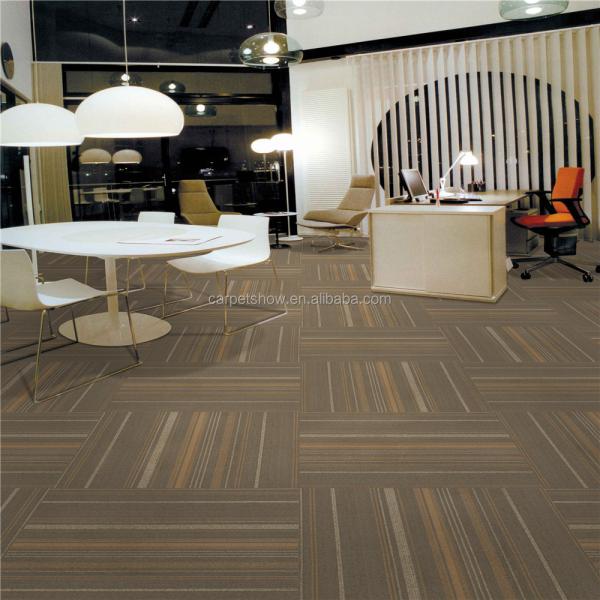 500mm*500mm PP Modular Carpet Tile PVC Backing Machine Made Carpet for Bedroom