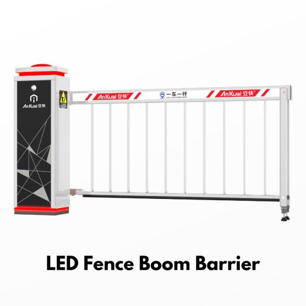 DC24V Brushless Boom Barrier Gate with Auto Limit Sensing Function