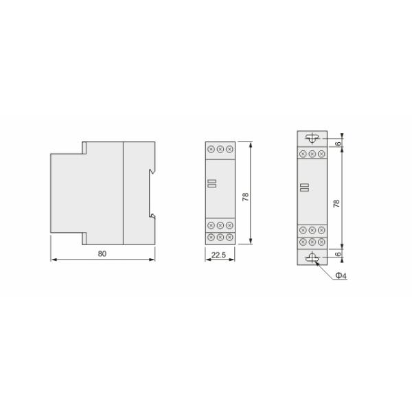 CBR RD6 3 Phase Sequence Relay 200-500V Phase Sequence Protection Relay
