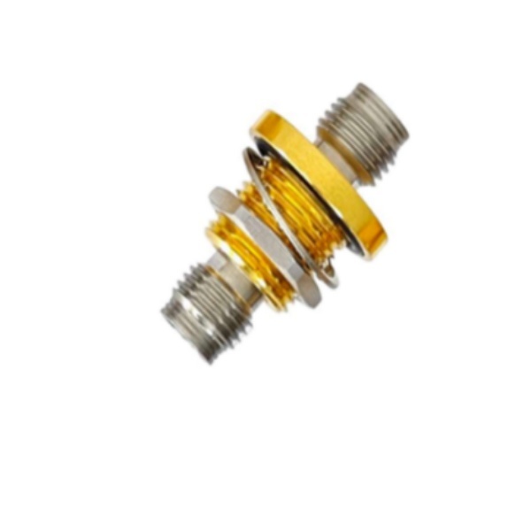 1.85mm Female To Female Bulkhand Mount Hermetically Sealed Adapter