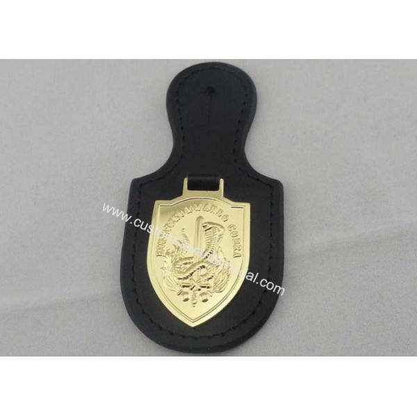 Personalized Leather Keychains , Einsatzkommando Cobra Leather Pocket Badge
