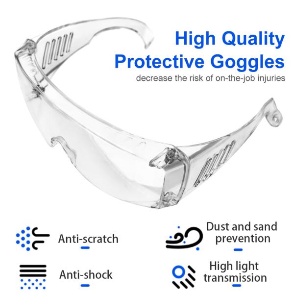 Saliva Proof Protective Safety Goggles , Anti Corrosion Surgery Safety Glasses