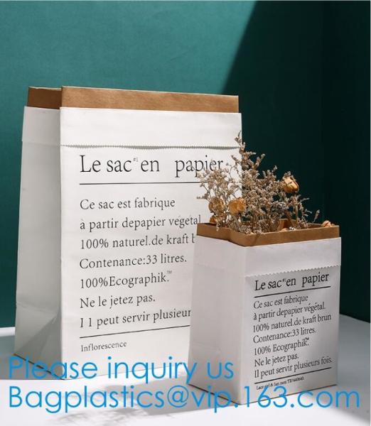 le sac en papier bag, Kraft Paper Storage Linen Bag Kids Toys Clothing Organizer Basket Nursery Home Decor