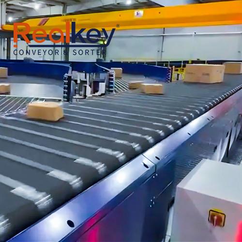 CE High-Efficiency Low Maintenance Automated Parcel Sorting Narrow Belt Sorter System For Warehouses