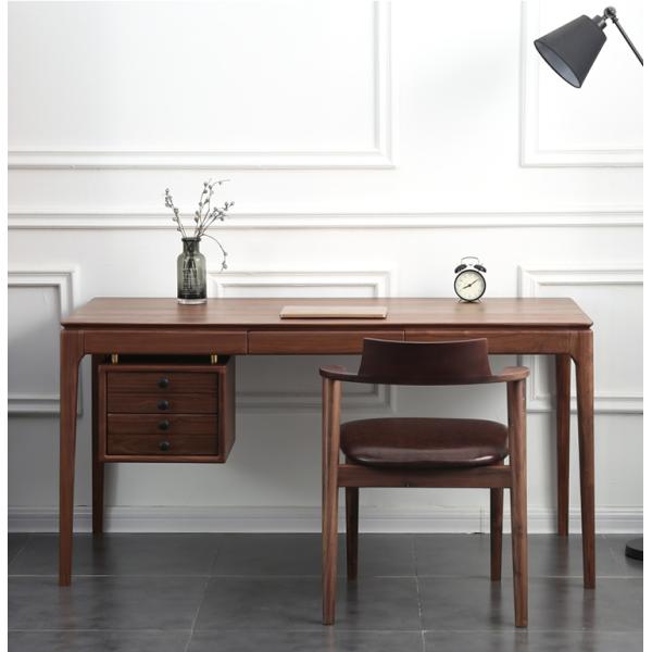 Modern Style Solid Wood Hotel Room Table / Hotel Writing Desk
