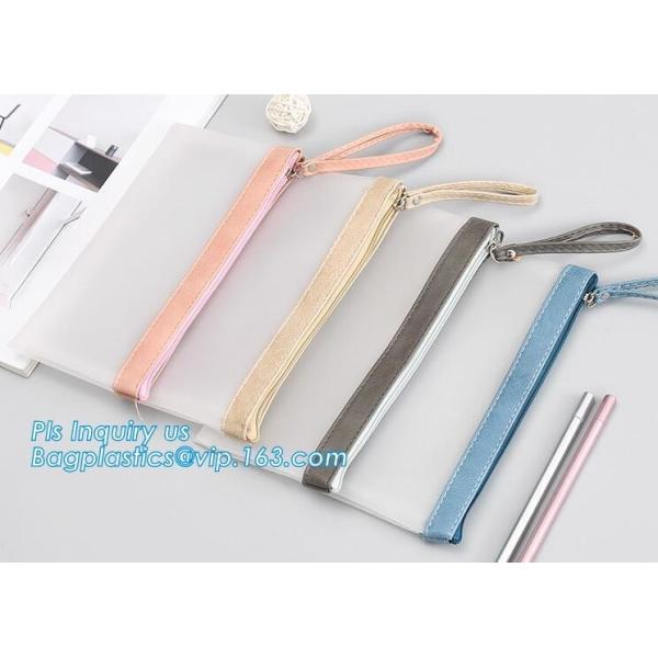Zip Top Custom Printing Eco Friednly Slider Ziplock Bag, slider zipper pvc pouch clear vinyl pvc ziplock bag