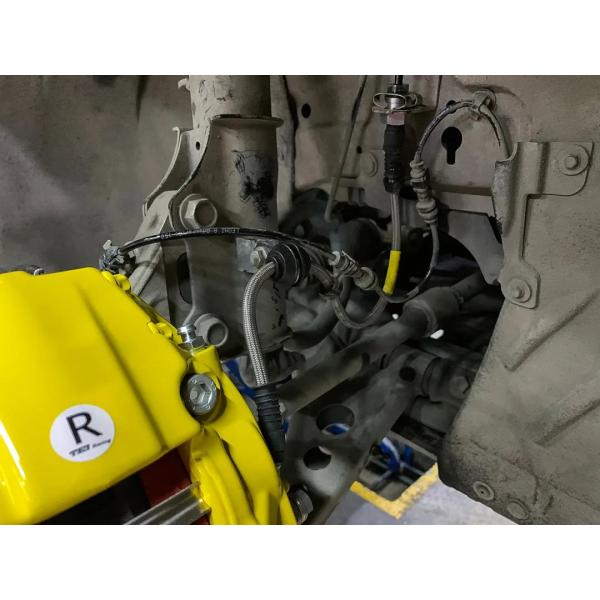 4-поршневой гоночный суппорт Chevrole Big Brake Kit 355*28 мм высокоуглеродистый дисковый гоночный и тормозной колодки для Malibu 17-дюймовый обод