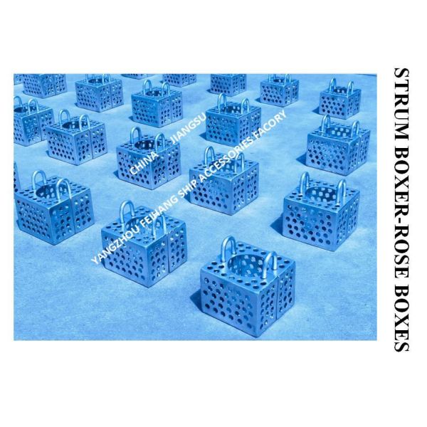MARINE SUCTION ROSEBOX STRAINER GALVANIZED STEEL PLATE 5K-100A JIS F7206