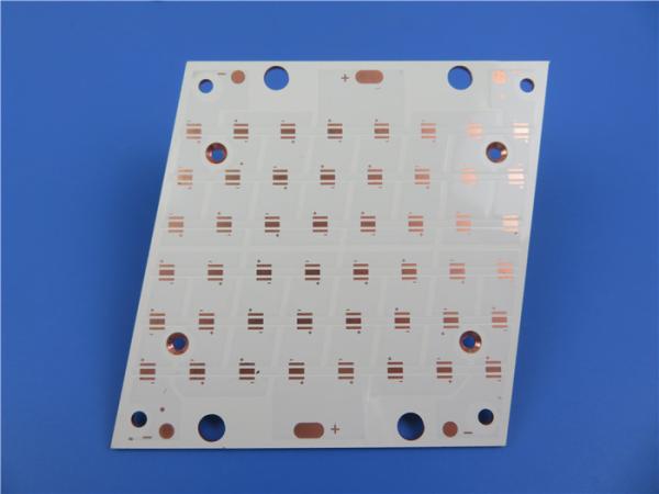 Insulated Metal Core PCB Single Sided Copper PCB With White Solder Mask