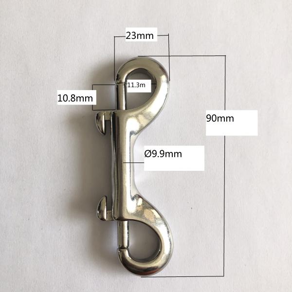 Тяжелая нержавеющая сталь с двойным концом болт Snap Hook для йоги пилатеса