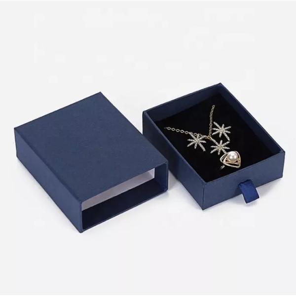 Necklace Bracelet Full Color Printed Boxes Paperboard Velvet Material