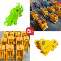 Engate rápido manual amarelo, Pin Grabber Acoplador Rápido For Mini Escavadora
