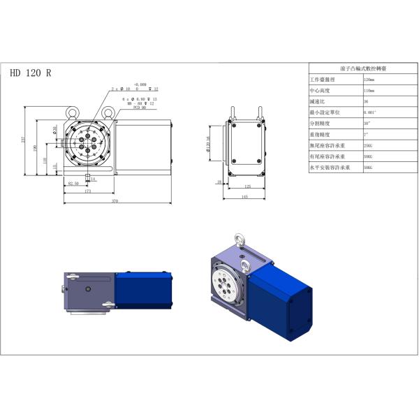 30KG Steel 4th Axis CNC Rotary Table Manual Operation with Quill Tailstock Attachment
