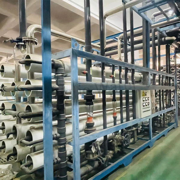70 TPH Ultrapure Water Treatment Solution With Secondary RO, EDI & Polishing Mixed Bed