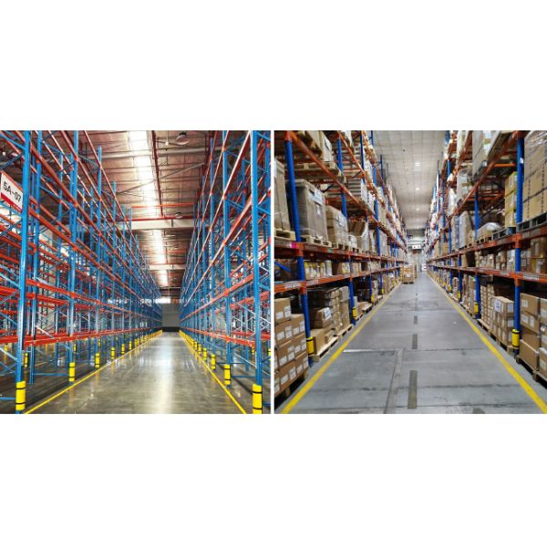 Heavy Duty Pallet Rack Protector Warehouse Pallet Rack Column Protection Flexible Plastic Guard Upright Protector