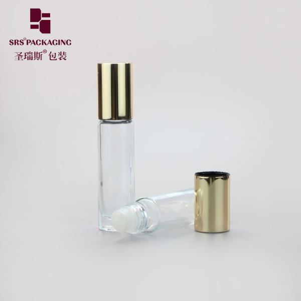Wall Glass Roll On Bottle for Anti Acne Skincare Essence - No Leakage
