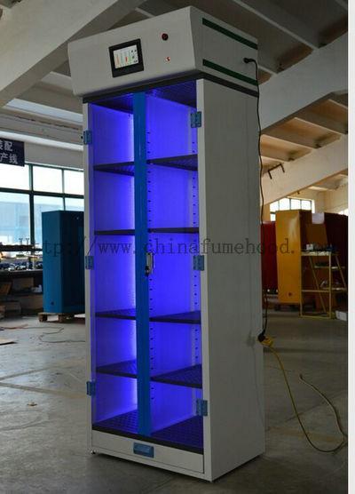 Armários de armazenamento do laboratório da medicina, armário de armazenamento Ductless filtrado do metal