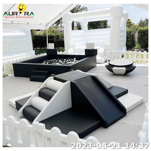 White Fence Soft Play Outdoor Soft Play Equipment Indoor Small Area For Party Rental