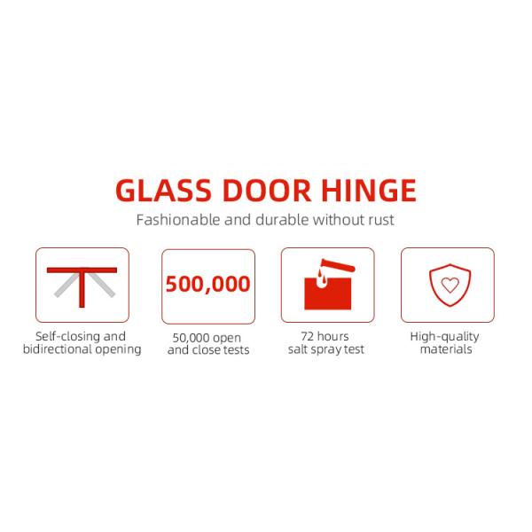 600-800 мм Ширина двери Нержавеющая сталь 304 Гидравлические стеклянные шестерени для двери душа