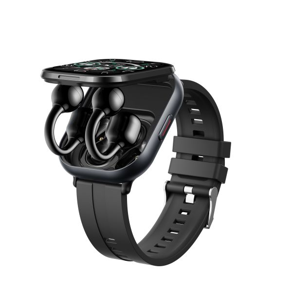 Sport Fitness Tracker SmartWatch D12 TWS 2 In 1 Smartwatch With Bluetooth Headset