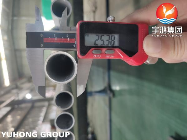 Tubo de intercambiador de calor sin costura de acero inoxidable ASTM A213 TP347
