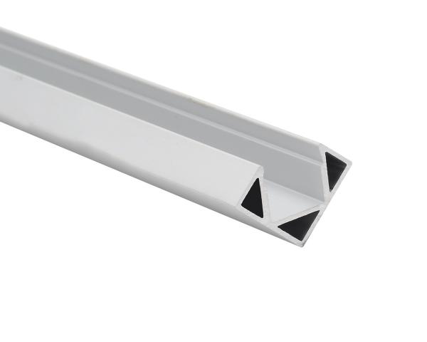 90 degrés 18x18mm profil faisant le coin givré de 6063 T5 LED