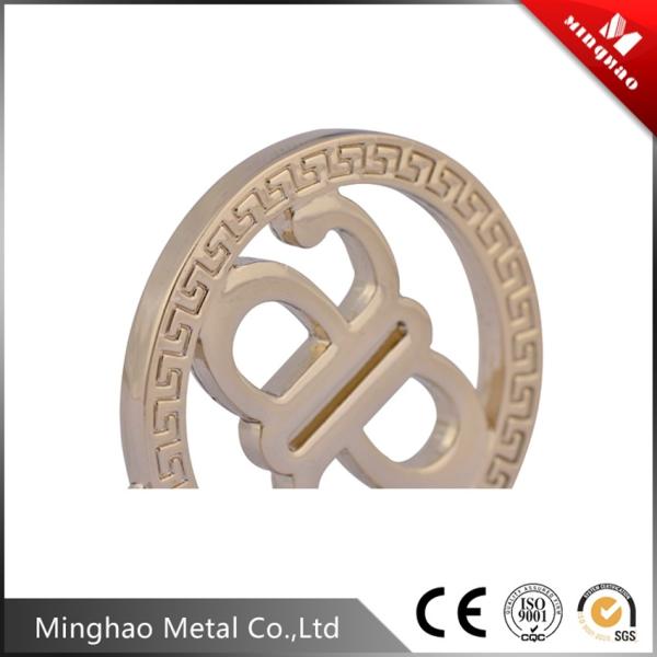 Luxury handbag metal logo tag for bag parts,Customer size,Iron Wire logo tag