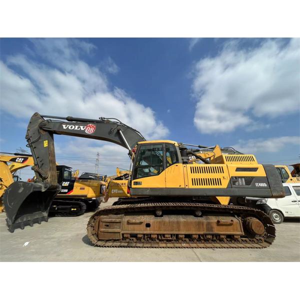 Первоначальный используемый EC480DL Crawler экскаватора Volvo емкость гидравлического экскаватора 48 тонн большая