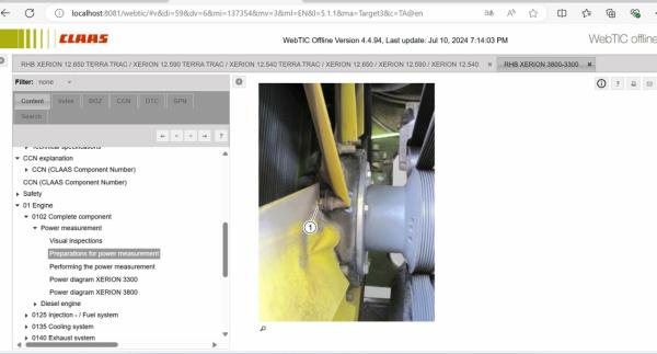 2025/3 CLAAS WEBTIC OFFLINE Repair Manuals And Service Information