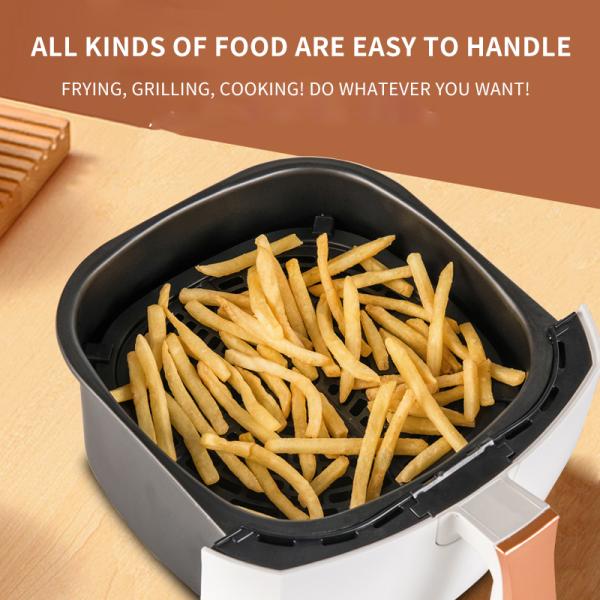 NO App-Controlled Electric Air Fryer with Touch Screen and Stainless Steel Construction