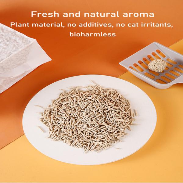 OEM / ODM Bulk Product Tofu Cat Litter Super Absorbent Clumping Low Consumption Pet Cleaning Products