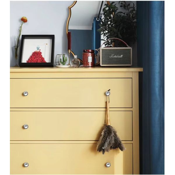 Wholesale Luxury Nordic Style Crystal Handle Modern Design Zinc Alloy Door and Wardrobe Pulls for Dresser & Drawer